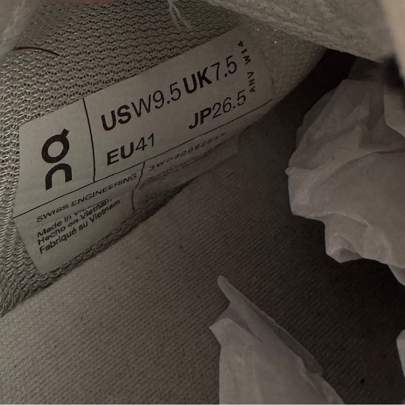 On Cloudeclipse in Alloy/White, Size 9.5 - Picture 10 of 10